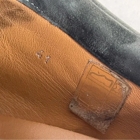 Jimmy Choo Women’s Size 41 Gray Suede & Black Glitter High-Top Sneakers - Picture 12 of 13